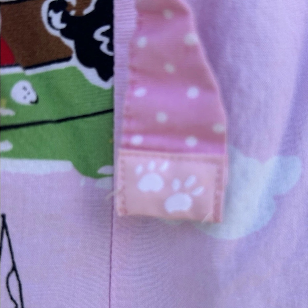 Nick & Nora Pink Novelty Print Cotton Lounge Pants - Picture 3 of 11